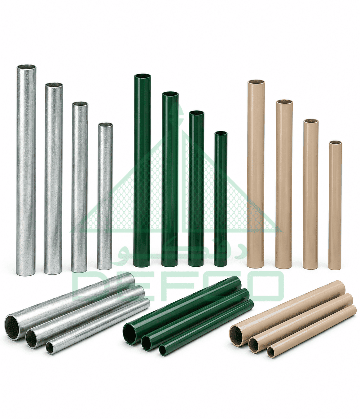 Chain Link Fence Posts & Rail